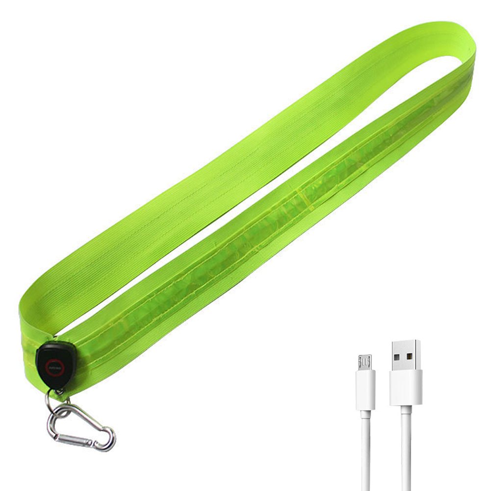 Running Gear Belt - Cintura LED Ricaricabile con Spallacci Illuminati