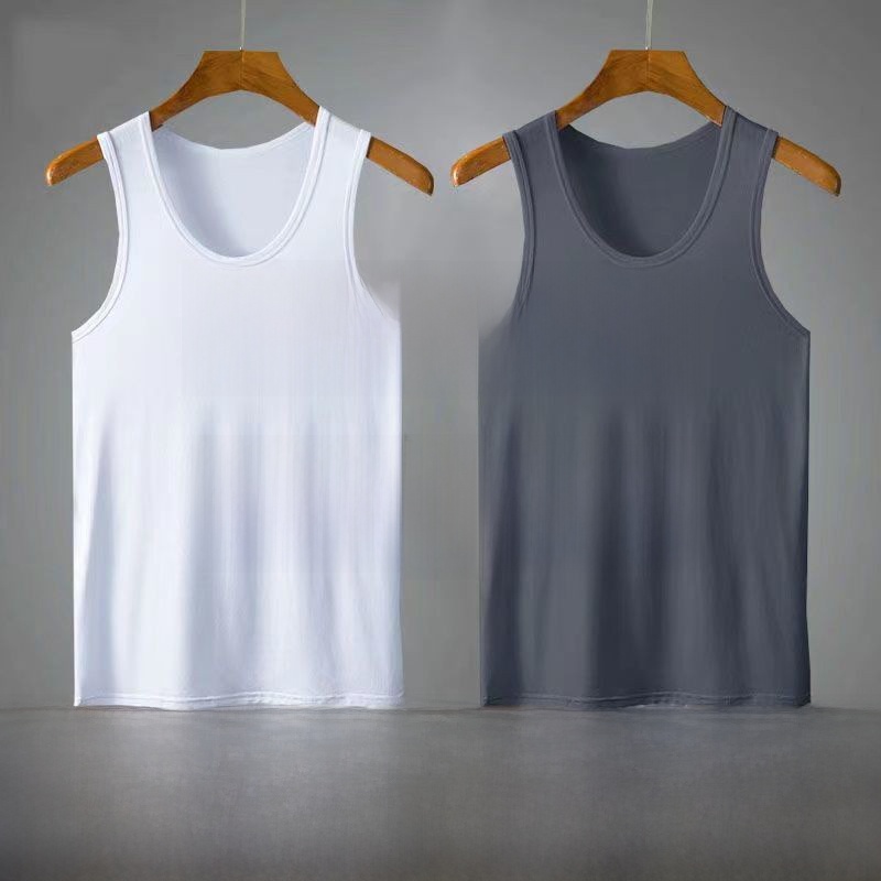 Running Gear Youth - Canotta da uomo in seta ghiaccio,