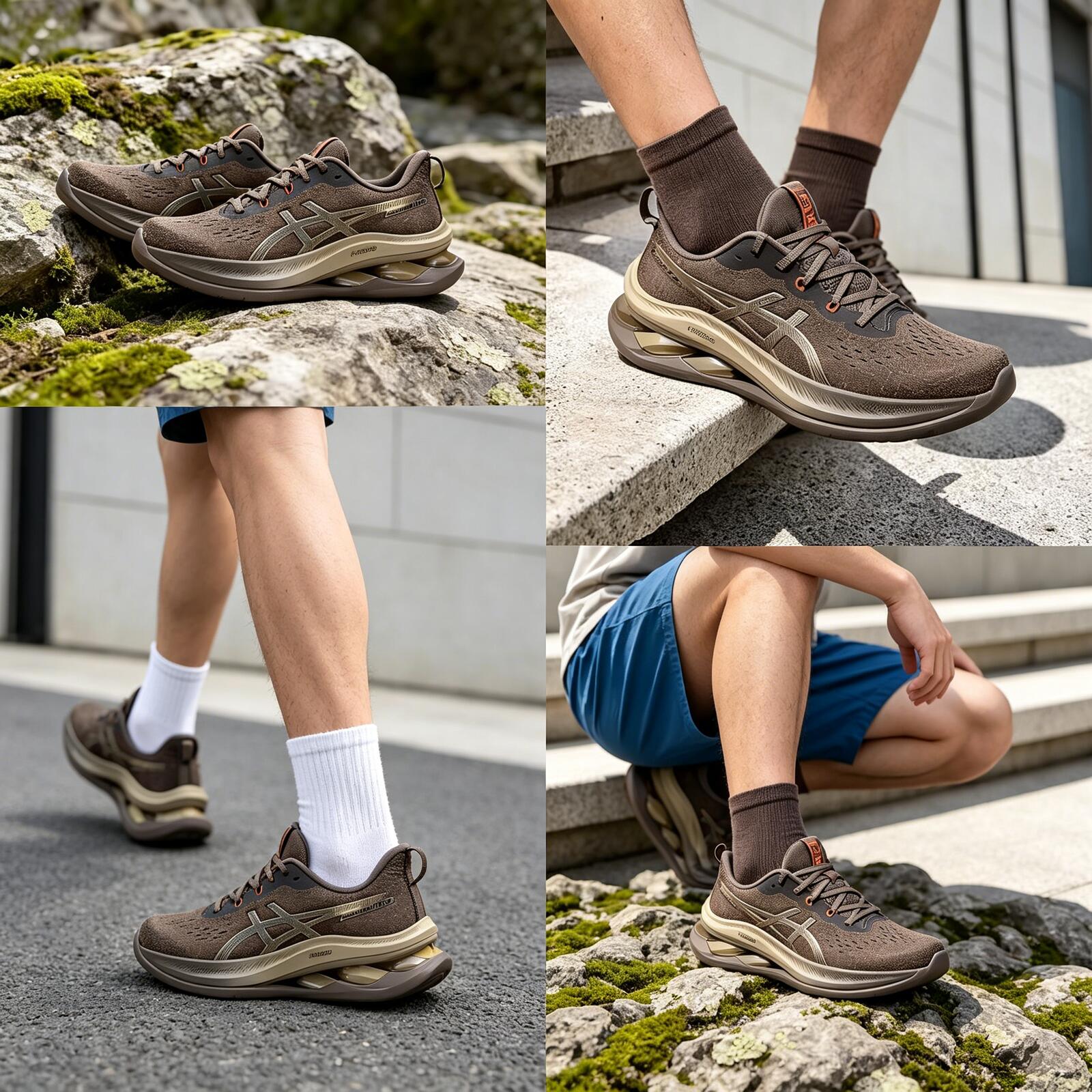 Running Gear Asics - Scarpe da corsa basse da uomo