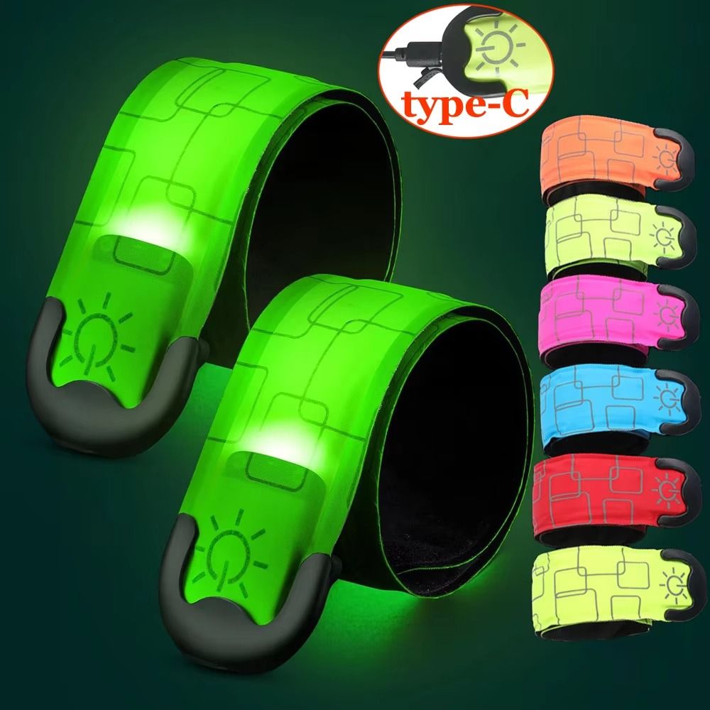 High And Running Gear - Bracciale per corsa notturna stile batteria,