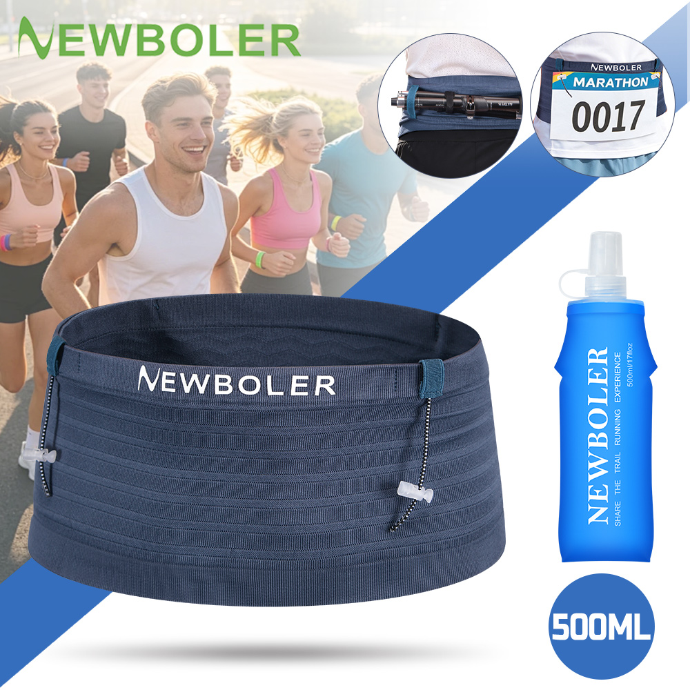 Running Gear Belt - NEWBOLER Marsupio Sportivo Elastico Leggero con