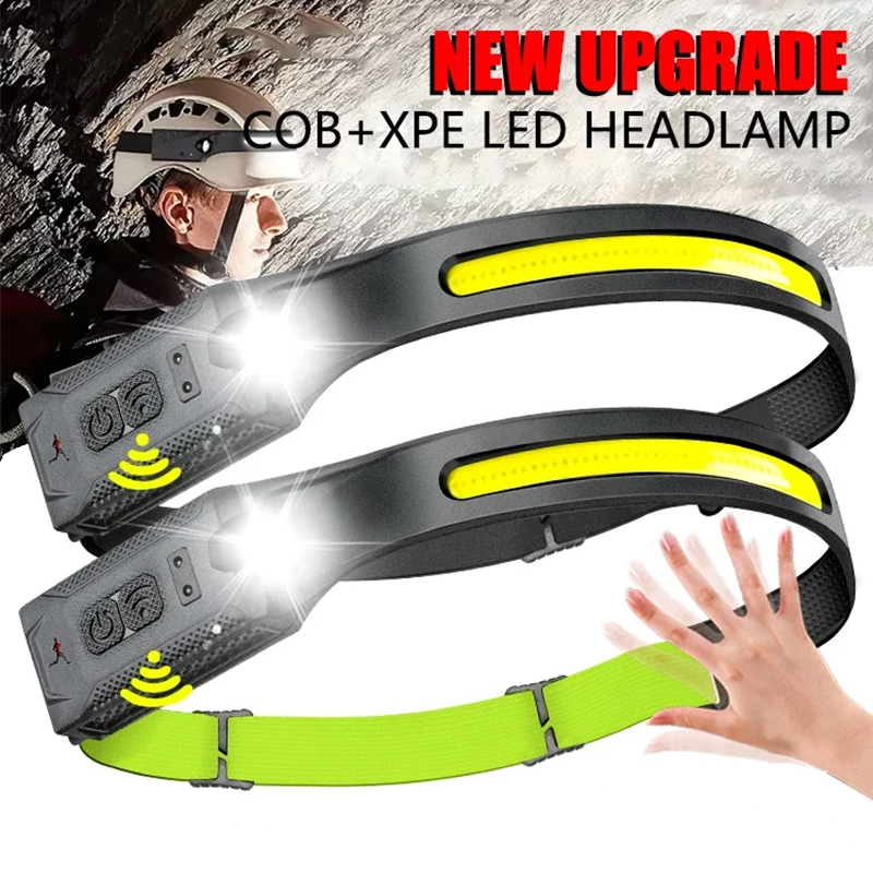 Running Headlamp Led - Lampada frontale a LED USB ricaricabile