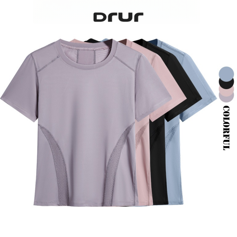 Running Gear Women - DRUR T-shirt da corsa leggera estiva
