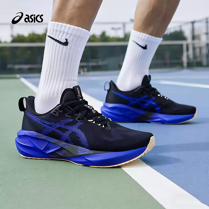 Running Gear Asics - Asics NOVABLAST 5 Nero Blu Royal