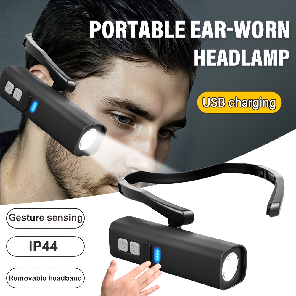 Running Headlamp Led - Torcia frontale ricaricabile con clip per