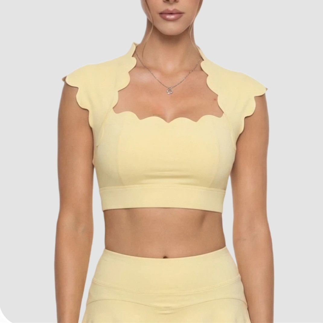 Running Gear Women - Top Sportivo da Donna con Imbottitura,