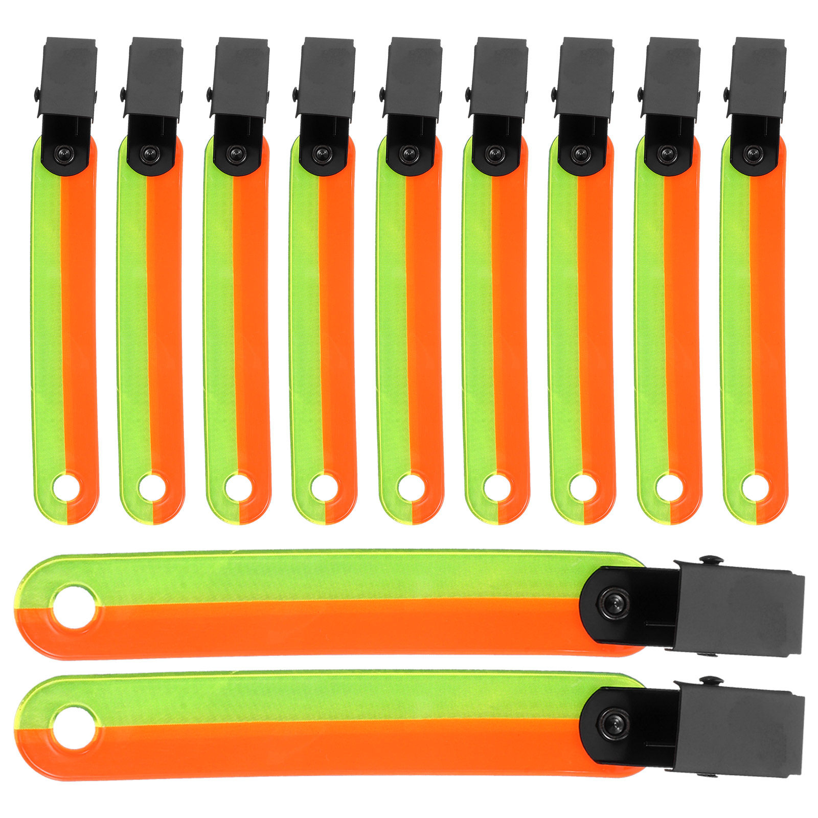 12 Clip Riflettenti Fluorescen - High And Running Gear recensione e prezzo