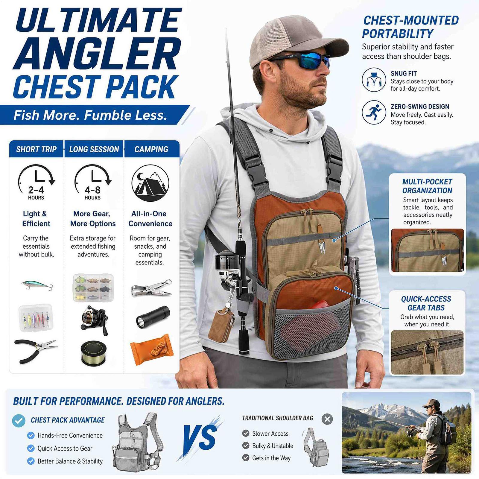 Borsa da pesca impermeabile e  - Running Gear Storage recensione e prezzo