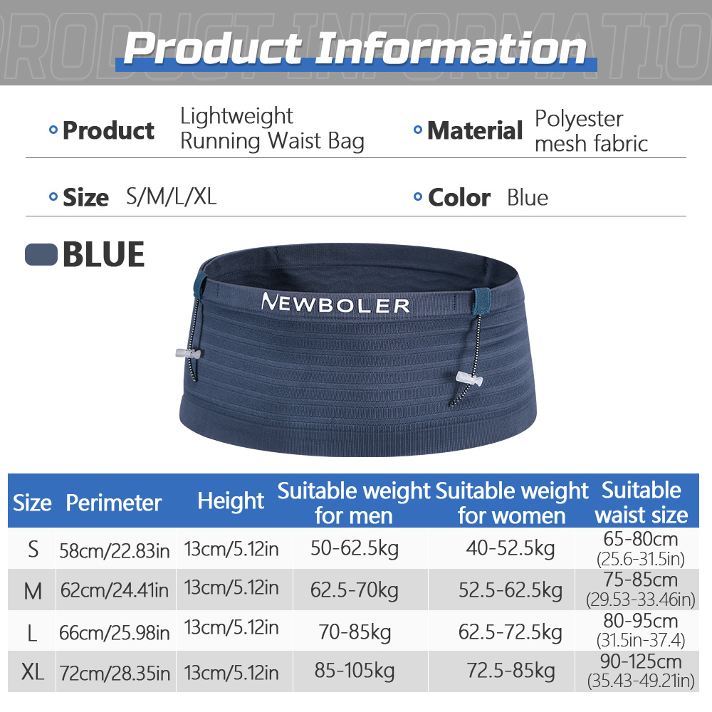 NEWBOLER Marsupio Sportivo Ela - Running Gear Belt recensione e prezzo