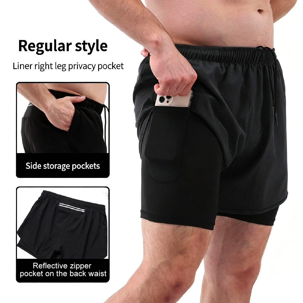 Pantaloncini da corsa 2 in 1 a - High And Running Gear recensione e prezzo